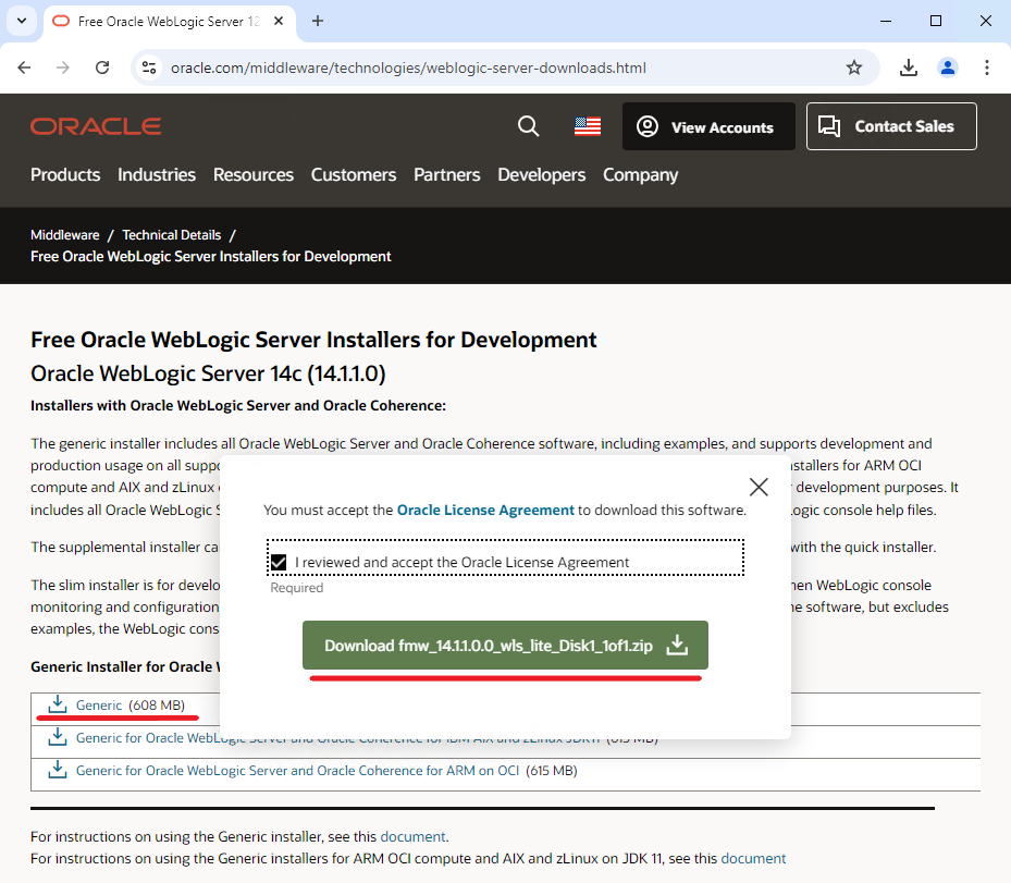 Oracle WebLogic Download Page - How to install Oracle WebLogic