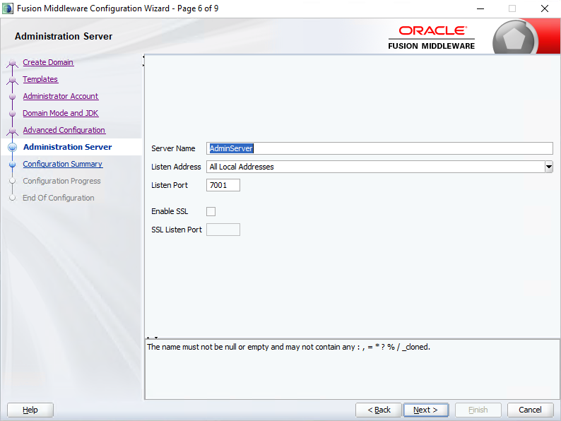 Administration Server